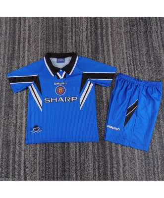 Manchester United Retro Away Shirt Kids 96-98