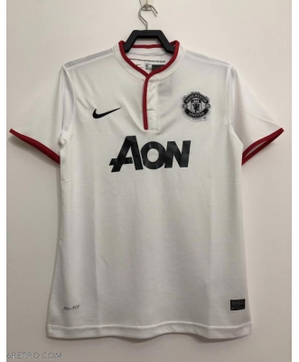 Manchester United Retro Away Shirt Men 13-11(White)