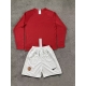 Manchester United Retro Home Shirt Kids 07-08 Long sleeve