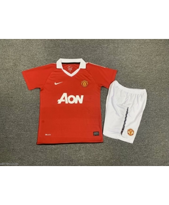 Manchester United Retro Home Shirt Kids 10-11