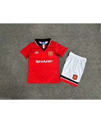 Manchester United Retro Home Shirt Kids 94-96