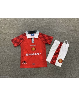 Manchester United Retro Home Shirt Kids 96-98