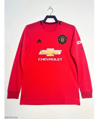 Manchester United Retro Home Shirt Men 19-20 Long sleeve