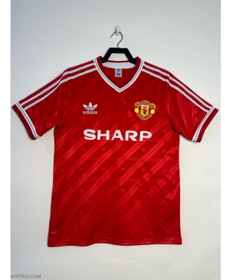 Manchester United Retro Home Shirt Men 86-88