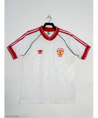 Manchester United Retro Home Shirt Men 90-91(Special Edition)