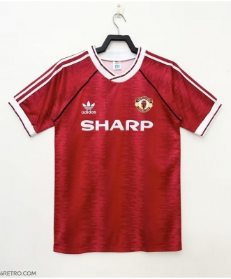 Manchester United Retro Home Shirt Men 90-92