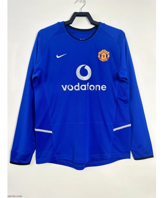 Manchester United Retro Third Shirt Men 02-03 Long sleeve