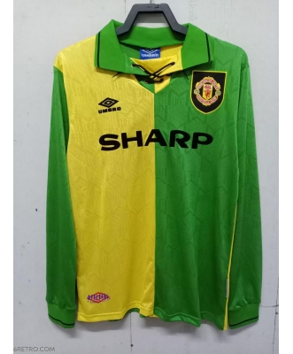 Manchester United Retro Third Shirt Men 92-94 Long sleeve