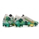 Mbappe Nike Mercurial Vapor 13 Elite Firm Ground Grey Gold Green Football Boots