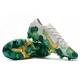 Mbappe Nike Mercurial Vapor 13 Elite Firm Ground Grey Gold Green Football Boots