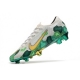 Mbappe Nike Mercurial Vapor 13 Elite Firm Ground Grey Gold Green Football Boots
