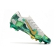 Mbappe Nike Mercurial Vapor 13 Elite Firm Ground Grey Gold Green Football Boots