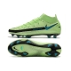 Men Nike Phantom GT Elite DF Firm Ground Green Black Blue Football Boots