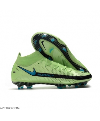 Men Nike Phantom GT Elite DF Firm Ground Green Black Blue Football Boots