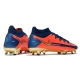 Men Nike Phantom GT Elite DF Firm Ground Orange Blue Golden Football Boots