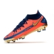 Men Nike Phantom GT Elite DF Firm Ground Orange Blue Golden Football Boots