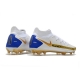 Men Nike Phantom GT Elite DF Firm Ground White Gold Blue Football Boots