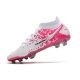 Men Nike Phantom GT Elite DF Firm Ground White Pink Football Boots