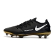 Men Nike Phantom GT Elite Firm Ground 2021 Black Gold White Football Boots