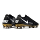 Men Nike Phantom GT Elite Firm Ground 2021 Black Gold White Football Boots