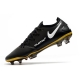 Men Nike Phantom GT Elite Firm Ground 2021 Black Gold White Football Boots