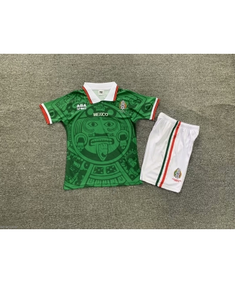 Mexico Retro Home Shirt Kids 1998