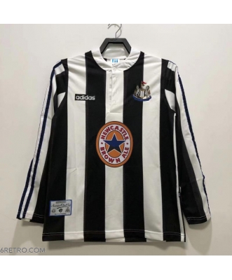 Newcastle United Retro Home Shirt Men 95-97 Long sleeve