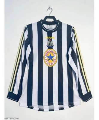 Newcastle United Retro Home Shirt Men 97-99 Long sleeve