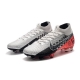 Neymar Nike Mercurial Superfly 7 Elite Firm Ground Chrome Black Red Football Boots