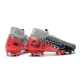 Neymar Nike Mercurial Superfly 7 Elite Firm Ground Chrome Black Red Football Boots