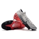 Neymar Nike Mercurial Superfly 7 Elite Firm Ground Chrome Black Red Football Boots