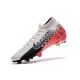 Neymar Nike Mercurial Superfly 7 Elite Firm Ground Chrome Black Red Football Boots