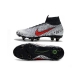 Neymar Nike Mercurial Superfly VI Elite Anti-Clog SG-Pro White Black Red Football Boots