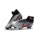 Neymar Nike Mercurial Superfly VI Elite Anti-Clog SG-Pro White Black Red Football Boots