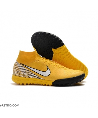 Neymar Nike Mercurial SuperflyX 6 360 Elite TF - Yellow White Football Boots