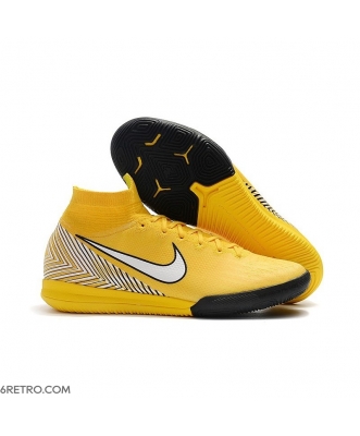 Neymar Nike Mercurial SuperflyX VI Elite IC Yellow White Football Boots