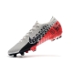 Neymar Nike Mercurial Vapor 13 Elite NJR Firm Ground Chrome Black Red Orbit Platinum Tint Football Boots
