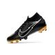 Nike 2020 Mercurial Superfly VII Elite Firm Ground Black White Gold Football Boots Nike 2020 Mercurial Superfly VII Elite Firm Ground Black White Gold Football Boots
