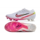 Nike AIR Zoom Mercurial Vapor 15 Elite XXV Firm Ground White Pink Football Boots