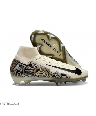 Nike Air Zoom Mercurial Superfly 10 Elite Firm Ground Lemonade Black Football Boots