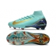 Nike Air Zoom Mercurial Superfly 10 Elite Firm Ground Ocean Cube Gold Blue Football Boots