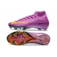 Nike Air Zoom Mercurial Superfly 10 Elite Firm Ground Purple Yellow Football Boots