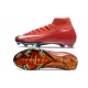 Nike Air Zoom Mercurial Superfly 10 Elite Firm Ground Red White Football Boots