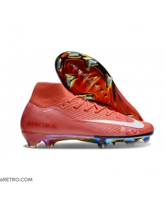 Nike Air Zoom Mercurial Superfly 10 Elite Firm Ground Red White Football Boots