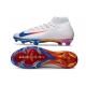Nike Air Zoom Mercurial Superfly X Elite Firm Ground White Blue Red Football Boots