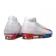 Nike Air Zoom Mercurial Superfly X Elite Firm Ground White Blue Red Football Boots