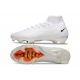 Nike Air Zoom Mercurial Superfly X Elite Firm Ground White Football Boots
