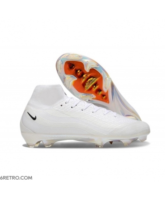 Nike Air Zoom Mercurial Superfly X Elite Firm Ground White Football Boots