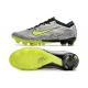 Nike Air Zoom Mercurial Vapor 15 Elite AG Grey Yellow Football Boots