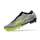 Nike Air Zoom Mercurial Vapor 15 Elite AG Grey Yellow Football Boots